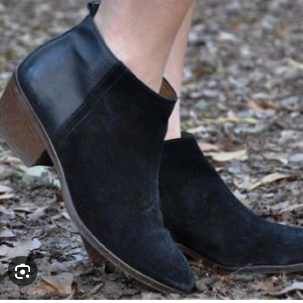 Madewell | Suede & Leather Bootie 6.5 Made in Brazil